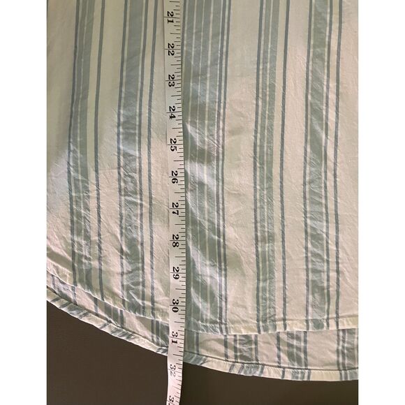 Torrid Harper chambray fit pullover 3/4 sleeve striped blouse - Picture 10 of 11
